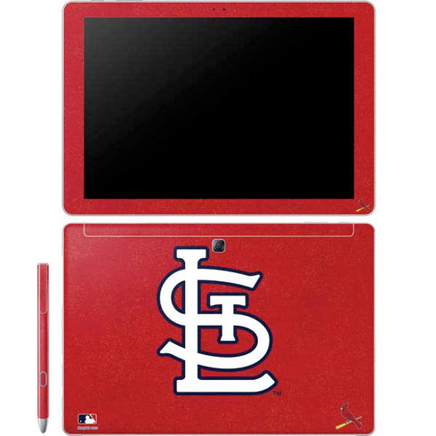 MLB St. Louis Cardinals - Solid Distressed Galaxy Book 12in Skin